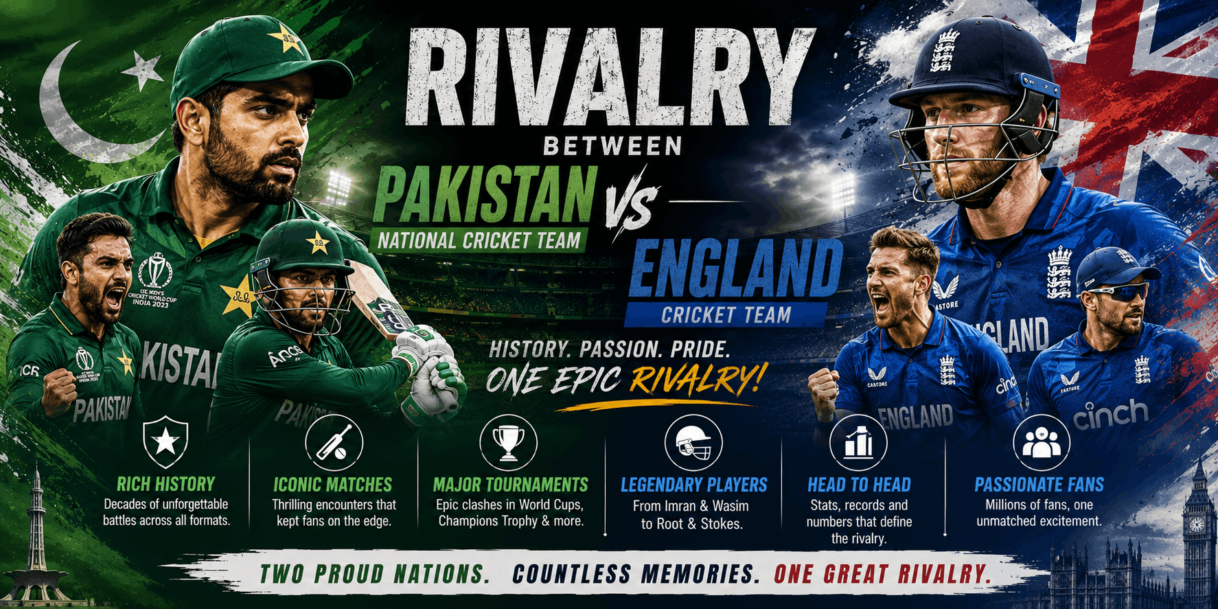 Rivalry Between the Pakistan National Cricket Team and the England Cricket Team