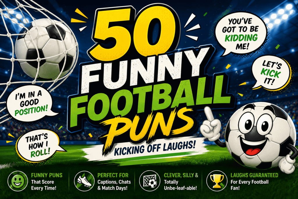 50 Funny Football Puns