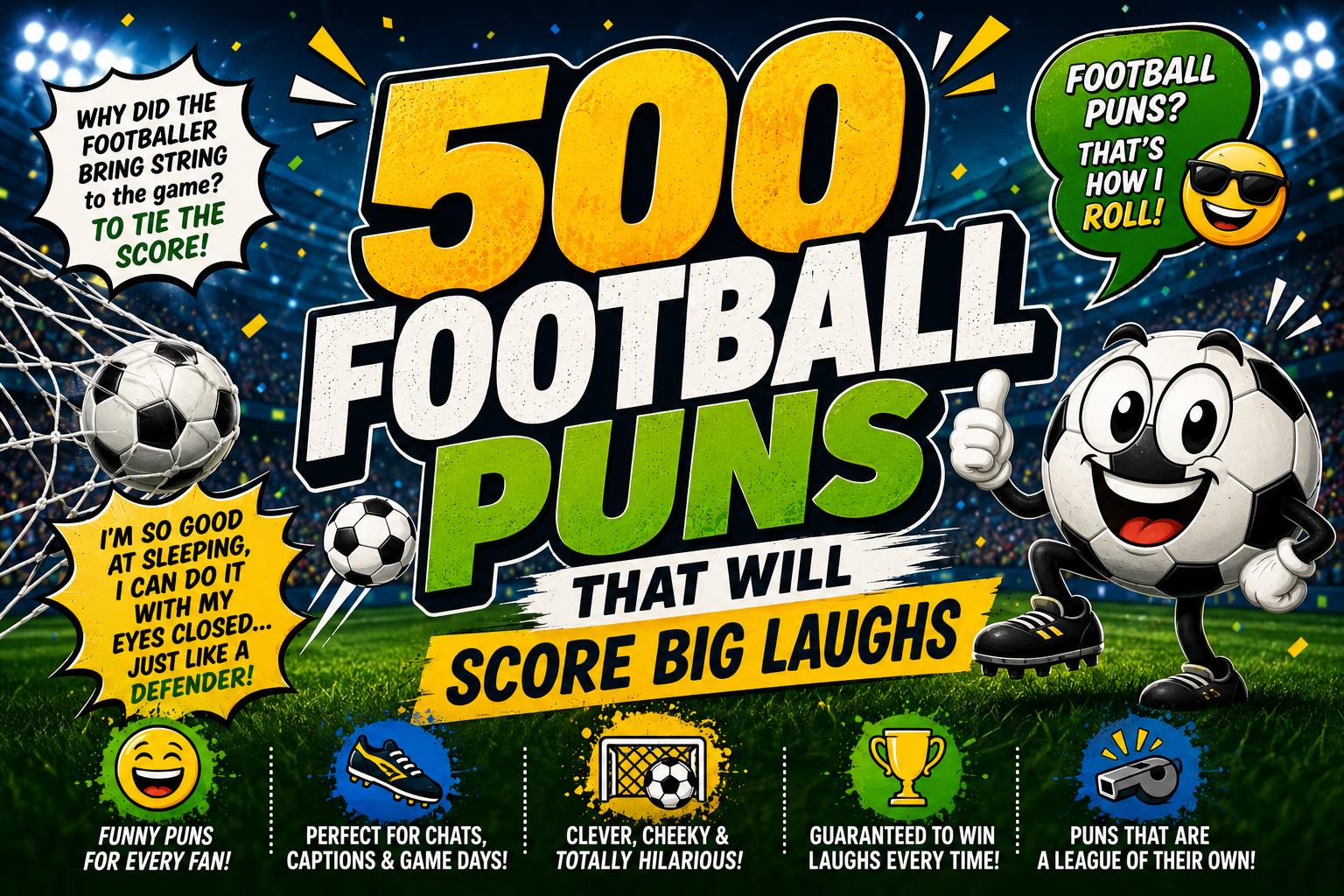 500 Football Puns That Will Score Big Laughs (2026 Collection)