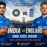 India National Cricket Team vs England Cricket Team 2nd ODI 2026 Match Preview