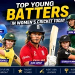 Young batters in women's cricket stars representing the next generation of international batting talent.