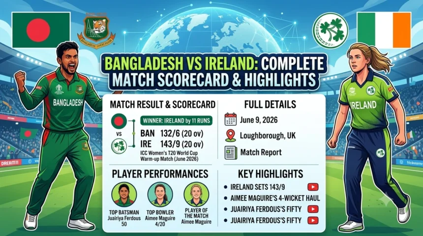 Bangladesh vs Ireland Scorecard