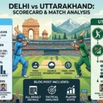 Delhi vs Uttarakhand Scorecard & Match Analysis