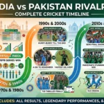 India vs Pakistan Rivalry Complete Cricket Timeline