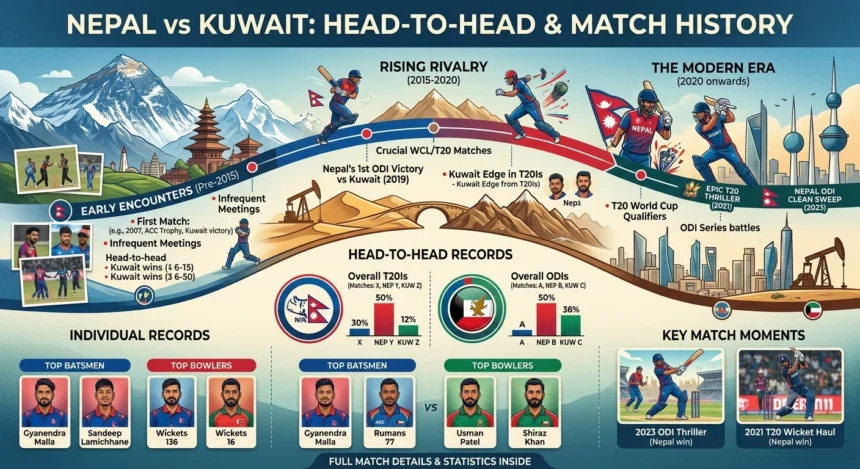 Nepal vs Kuwait Head-to-Head & Match History