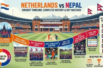 Netherlands vs Nepal Cricket Timeline Complete History & Key Matches