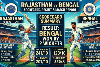 Rajasthan vs Bengal Scorecard, Result & Match Report