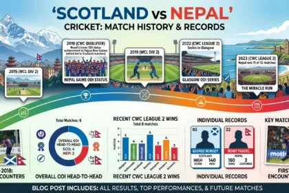 Scotland vs Nepal Match History & Records