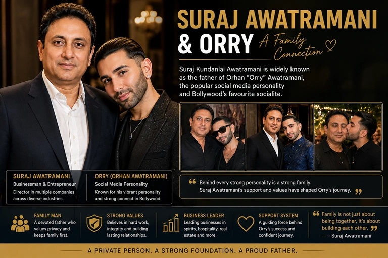 Suraj Awatramani and Orry family connection