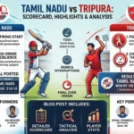 Tamil Nadu vs Tripura Scorecard, Highlights & Analysis