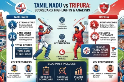 Tamil Nadu vs Tripura Scorecard, Highlights & Analysis