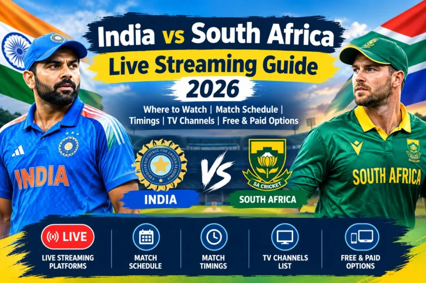 India vs South Africa live streaming guide with TV and OTT options