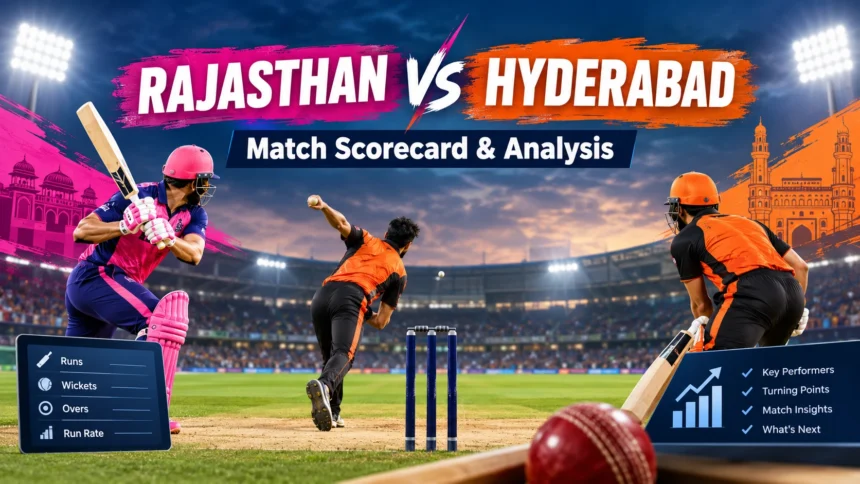 Rajasthan vs Hyderabad Ranji Trophy match scorecard and analysis
