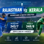 Rajasthan vs Kerala Vijay Hazare Trophy match scorecard