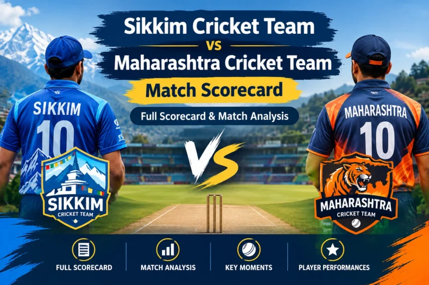 Sikkim vs Maharashtra Scorecard & Match Report