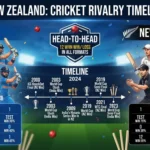 India vs New Zealand cricket timeline, head-to-head record and stats